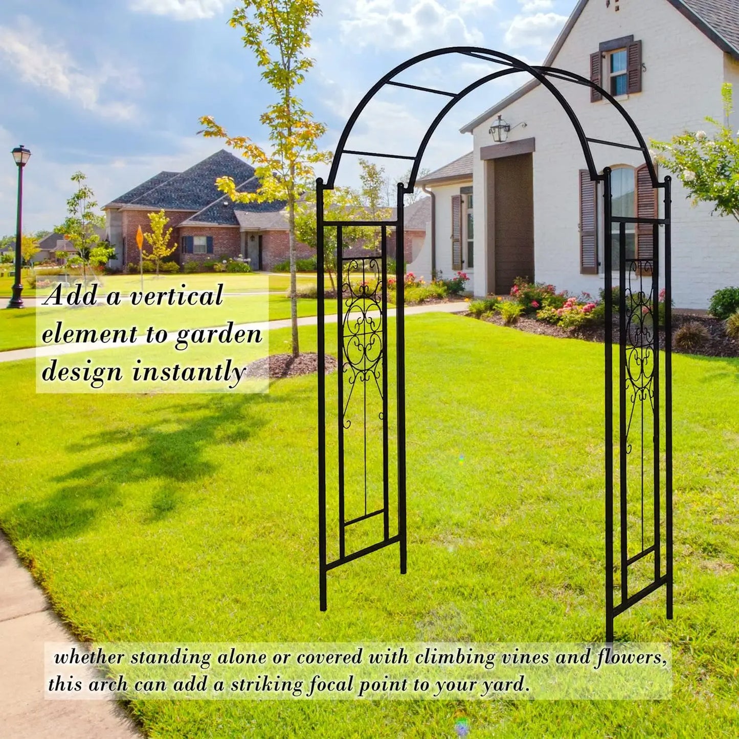 Metal, Garden, Heavy-Duty, Arbor/Trellis /Archway, Climbing, Plant-Support