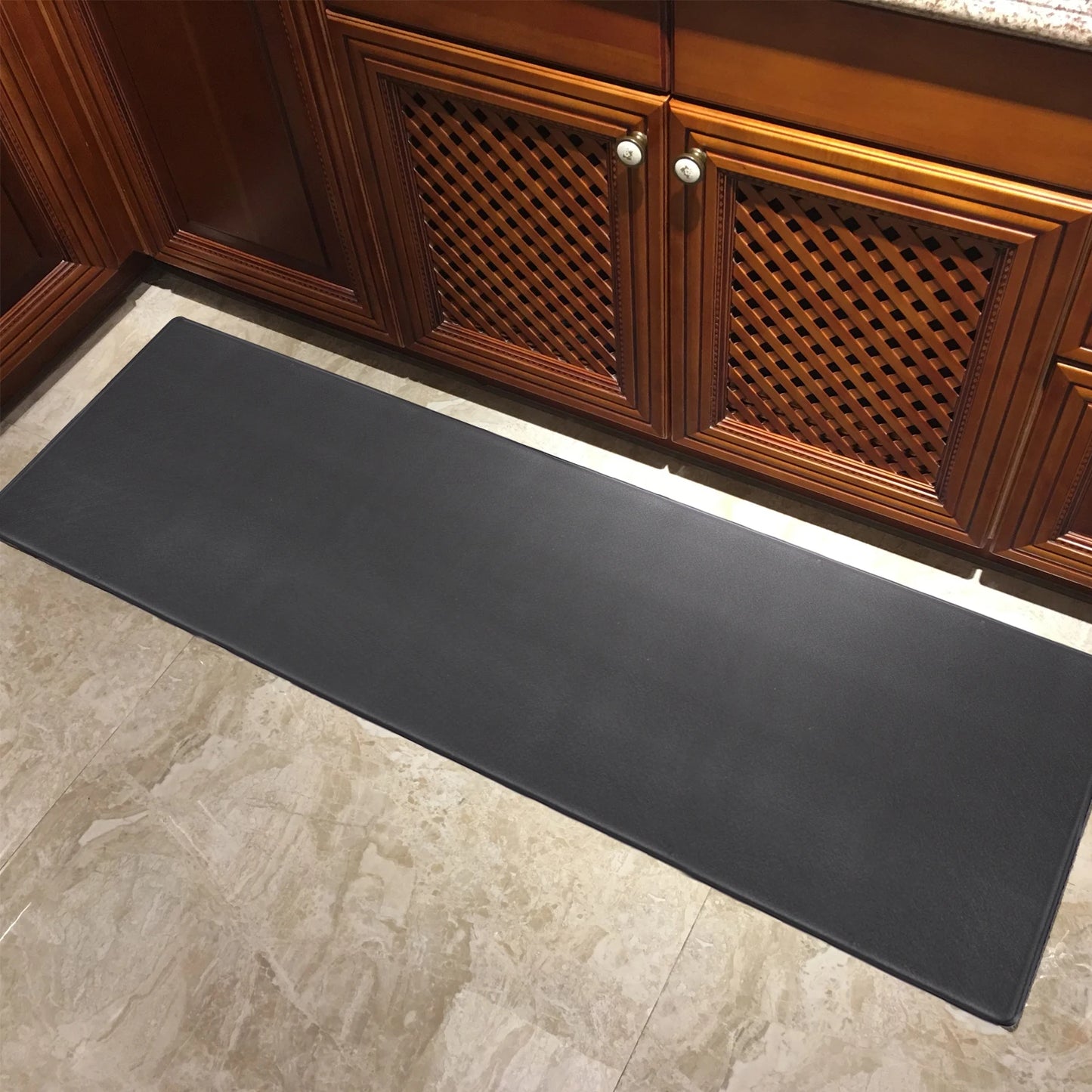 Cushioned, Waterproof, Black, Kitchen Comfort, Non-skid Mats