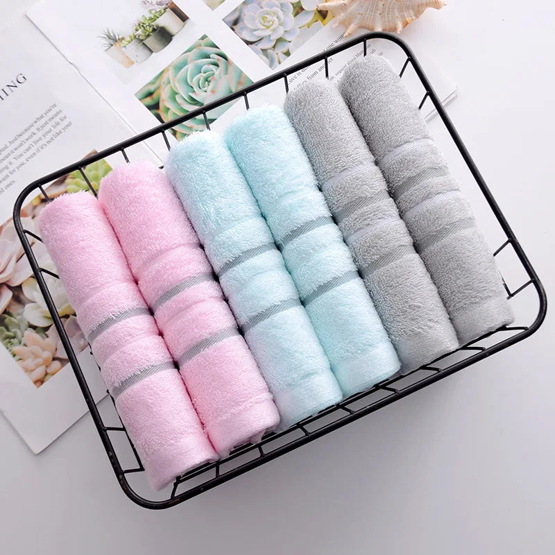 2-Luxury, Jacquard, Premium Cotton Bathroom Towels Sets, Pink, Grey or Blue