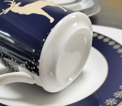 Christmas Bone China Dinnerware Set