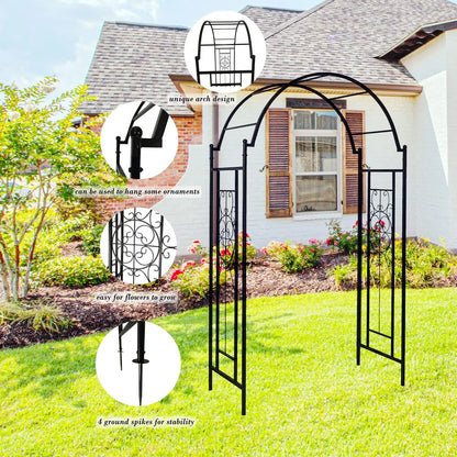 Metal, Garden, Heavy-Duty, Arbor/Trellis /Archway, Climbing, Plant-Support