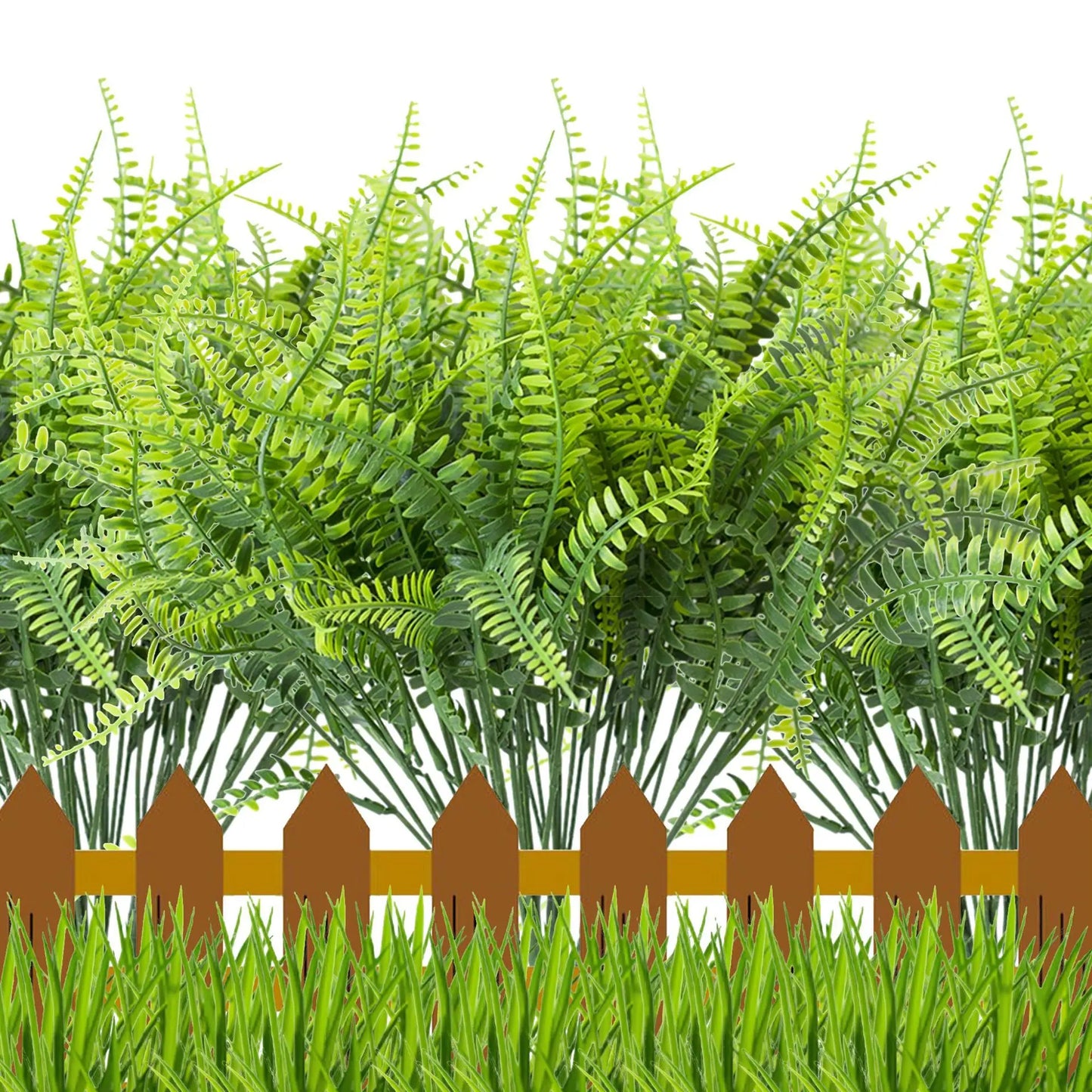 Faux Greenery, Boston Fern Plants/Bushes, Indoor/outdoor