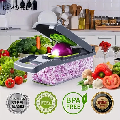 Multifunctional Vegetable Chopper/Slicer/Grater/Dicer