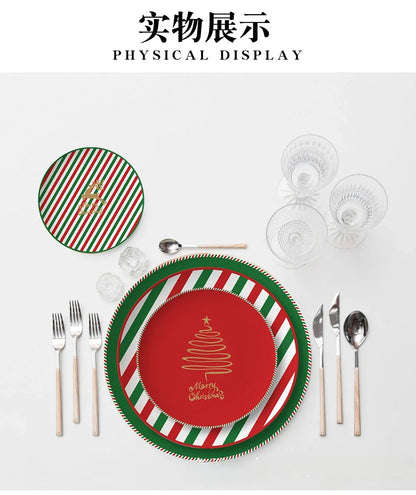 Christmas Wind Series Themed Tableware, Dish Set,