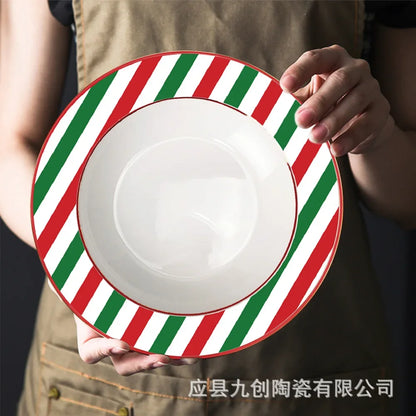 Christmas Wind Series Themed Tableware, Dish Set,