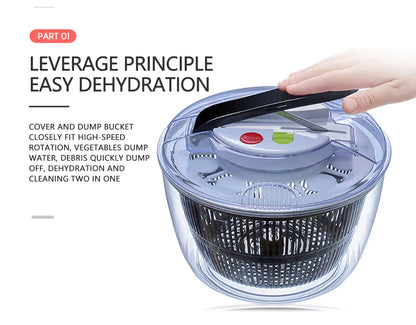 Vegetable/Salad Washer, Vegetable Spinner Basket/Dryer, Vegetable/Fruit Dehydrator