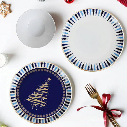 Christmas Bone China Dinnerware Set